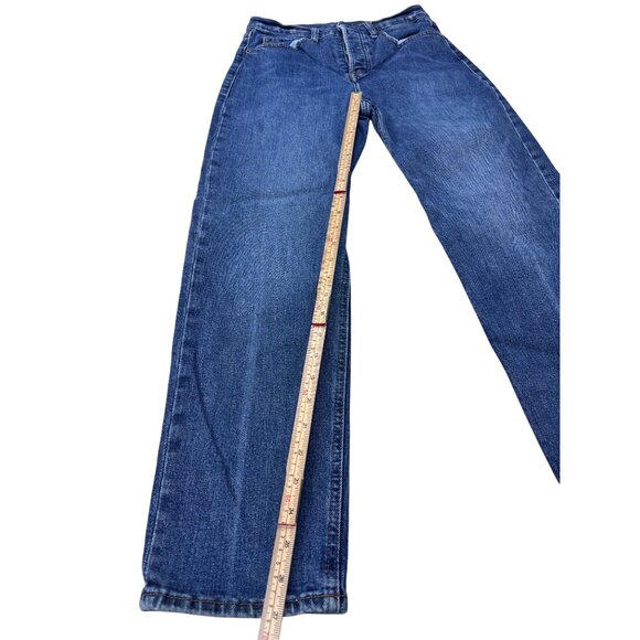 Old Navy Womens Sky Hi Straight Extra High-Rise Jeans Size 4 Blue Denim - Picture 6 of 13